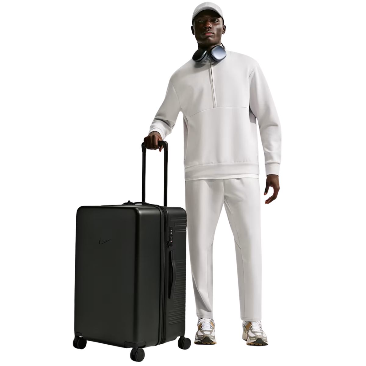 Nike 29" Large Air Force One Hardshell 143L Luggage Black