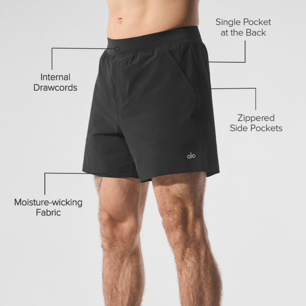 Alo Yoga 5" Repetition Short Black