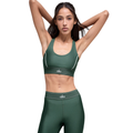 Alo Yoga Women's Airlift Suit Up Bra Clover Green White
