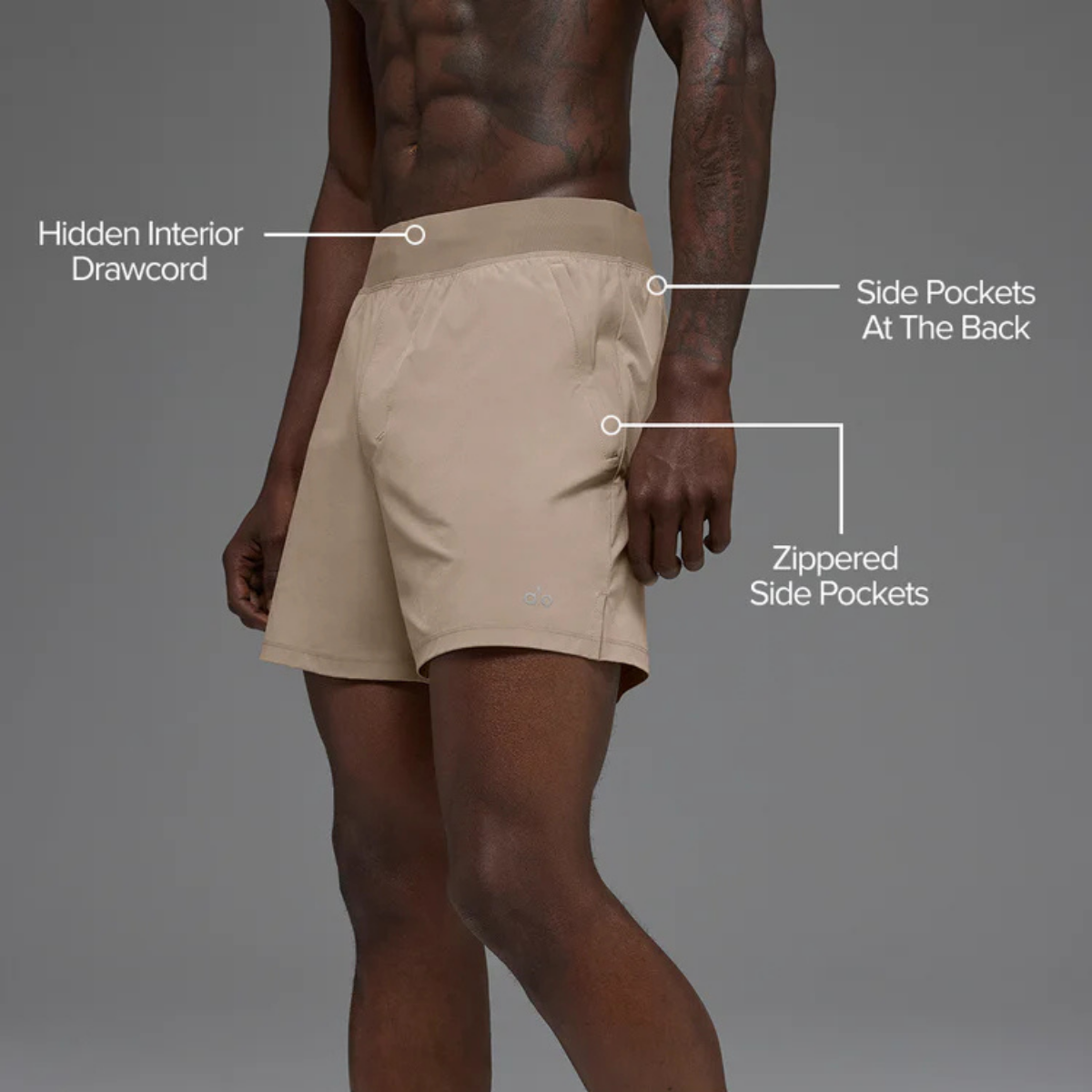 Alo Yoga 5" Repetition Short Gravel