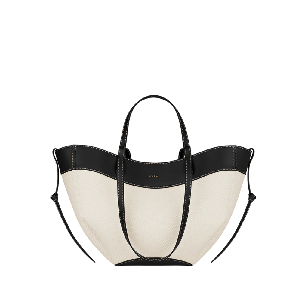 Polene Cyme Mini Black Canvas