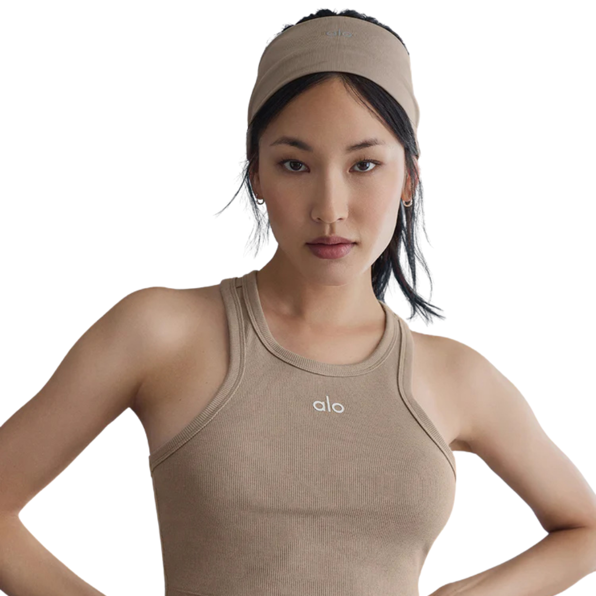 Alo Yoga Airlift Headband Gravel