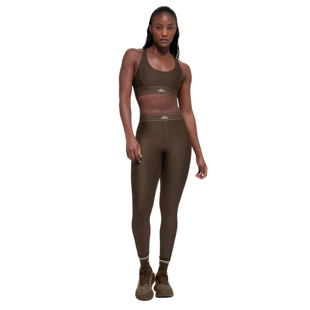 Alo Yoga Women's Airlift Suit Up Bra Espresso