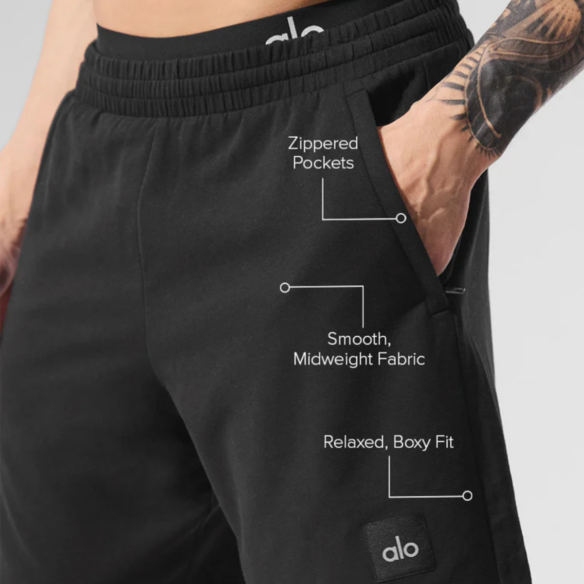 Alo Yoga 7" Double Take Short Black