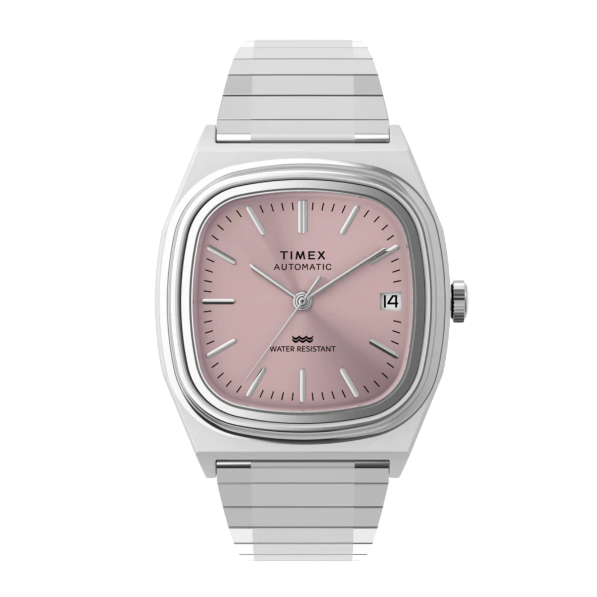 Timex E Line Automatic 34mm Watch Pink TW2Y66800IK