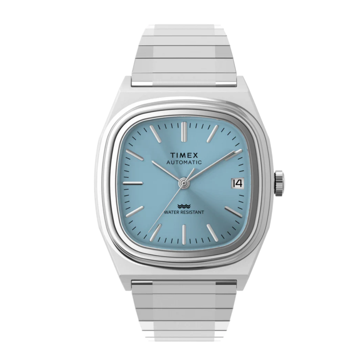 Timex E Line Automatic 34mm Watch Blue TW2Y66700IK