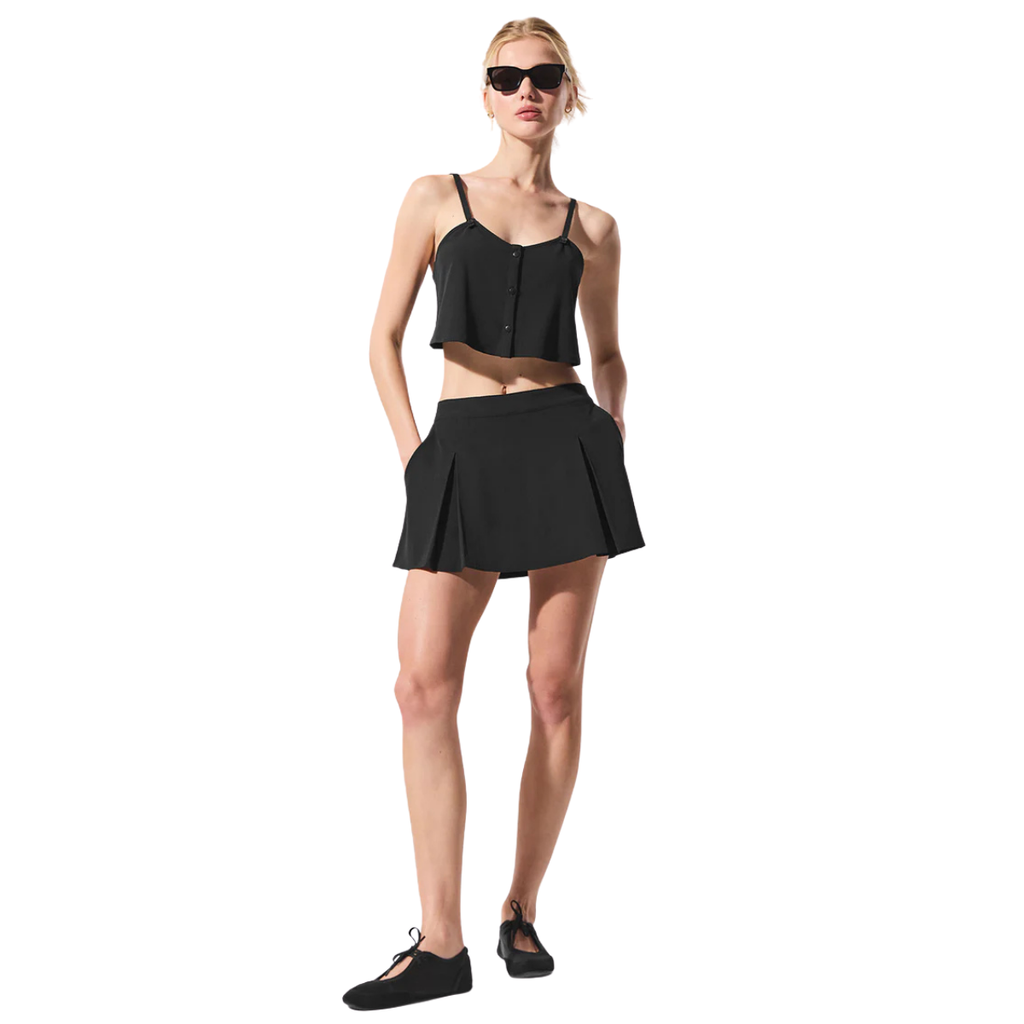 Alo Yoga Women's Dreamscape Tennis Skirt Black