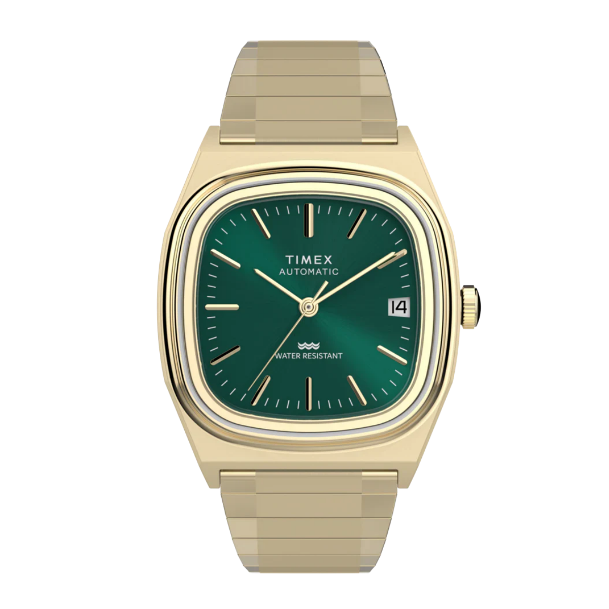 Timex E Line Automatic 34mm Watch Green TW2Y67700IK