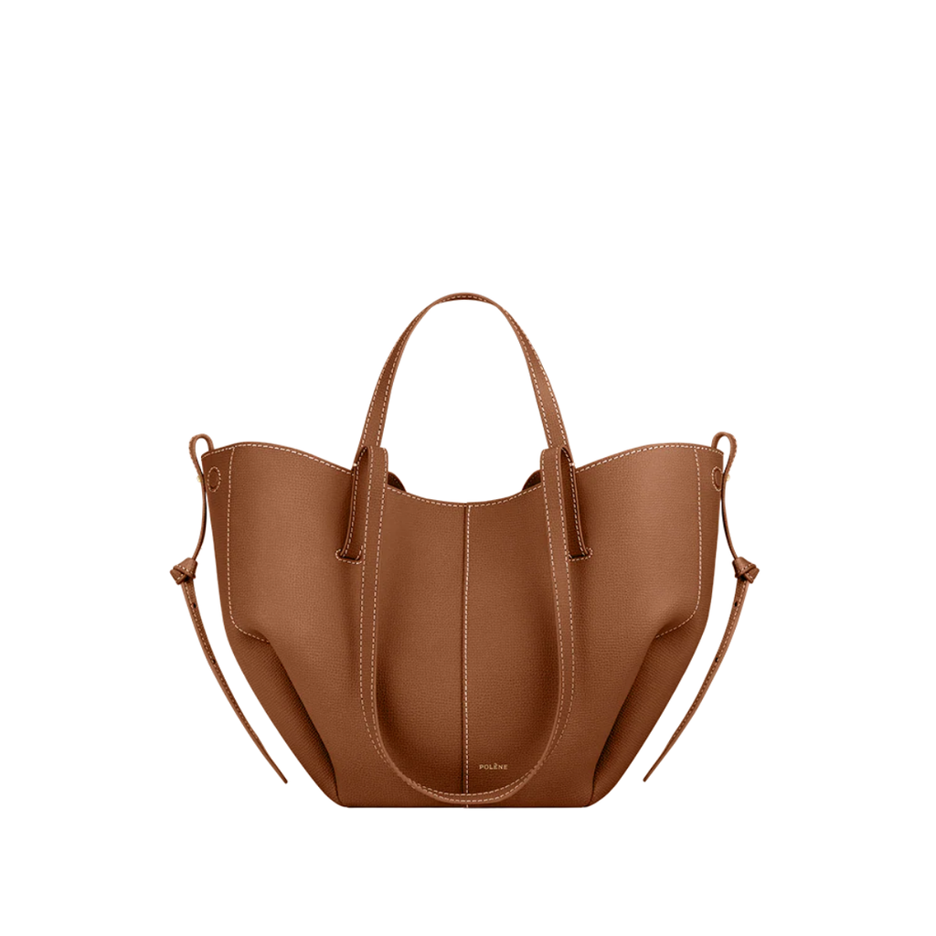 Polene Cyme Mini Textured Camel
