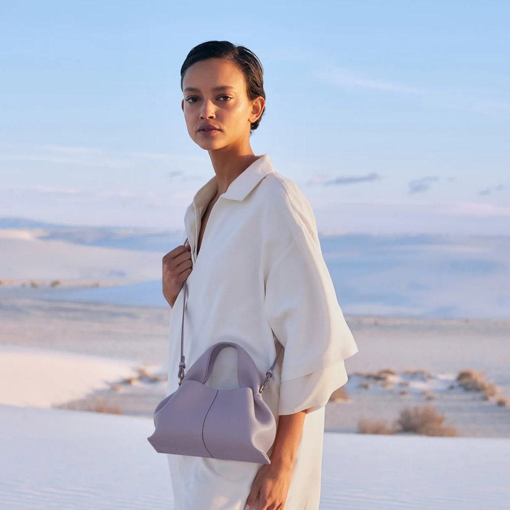 Polene Numéro Neuf Mini Textured Mauve