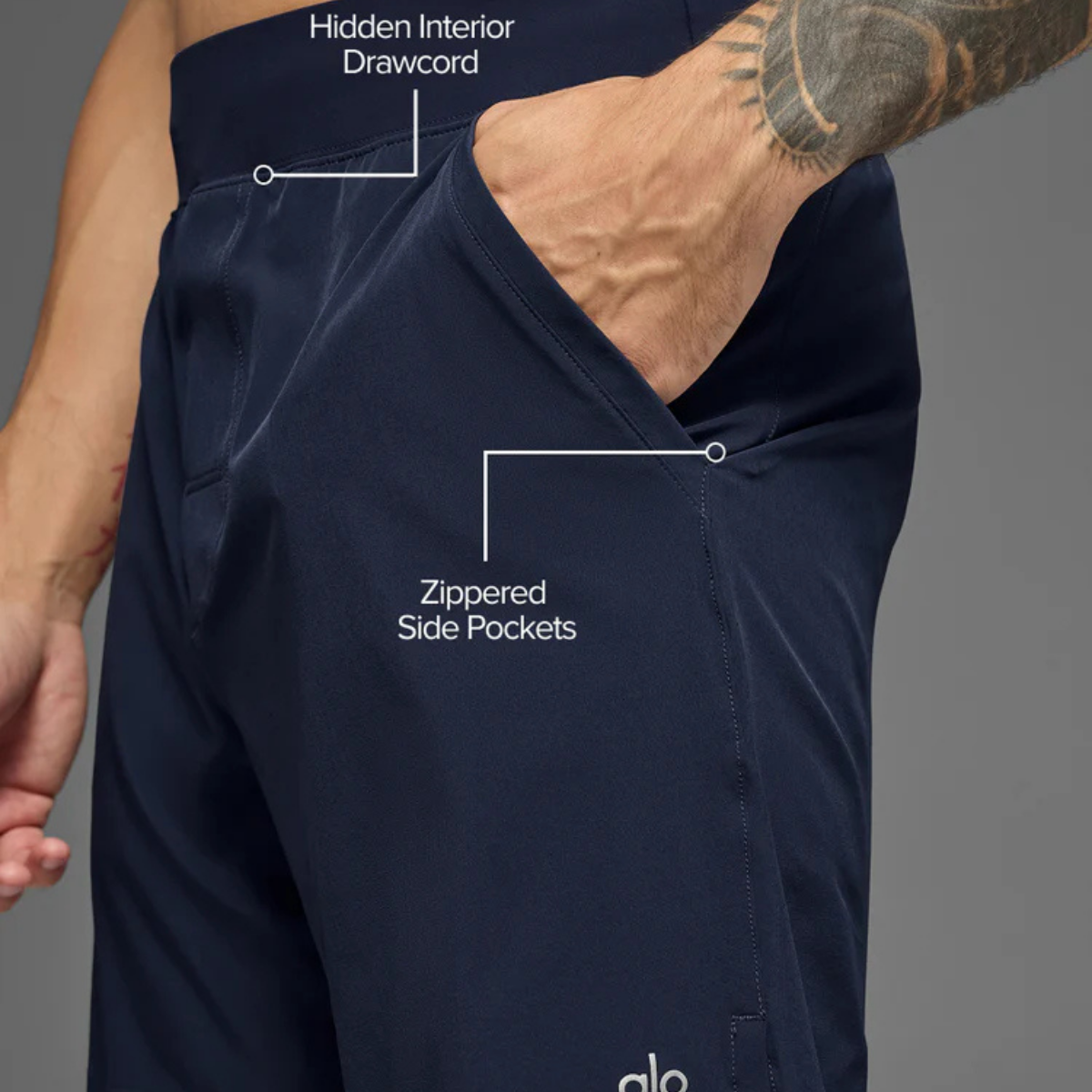 Alo Yoga 5" Repetition Short Navy