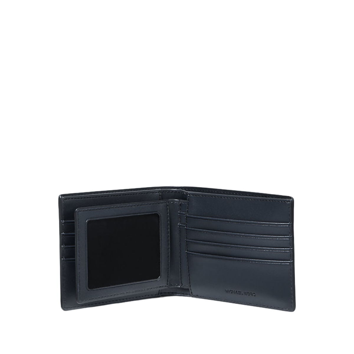 Michael Kors Cooper Logo Billfold Wallet With Passcase Admrl Plblue