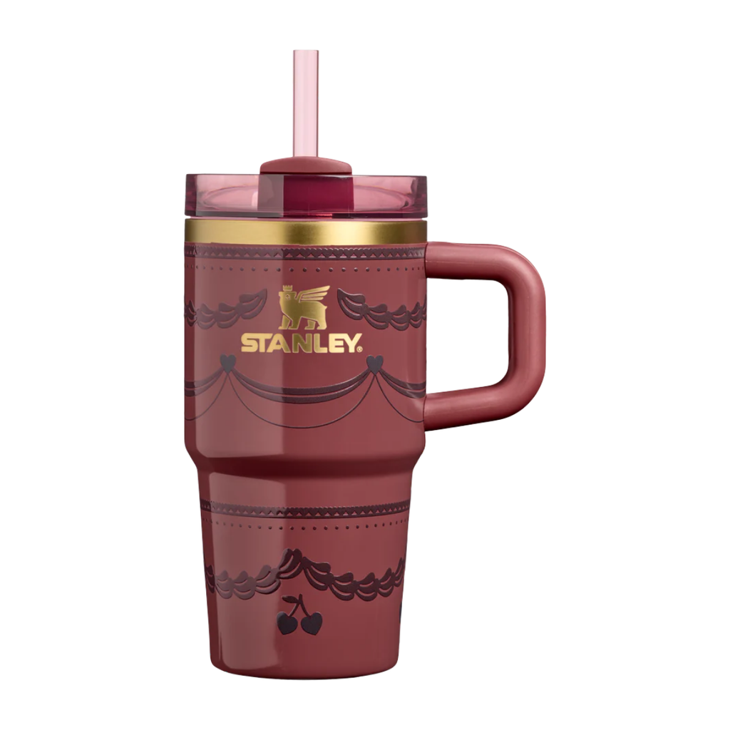 Stanley The Valentine’s Day Quencher H2.0 Flowstate Tumbler | 20 OZ Red Velvet Cake