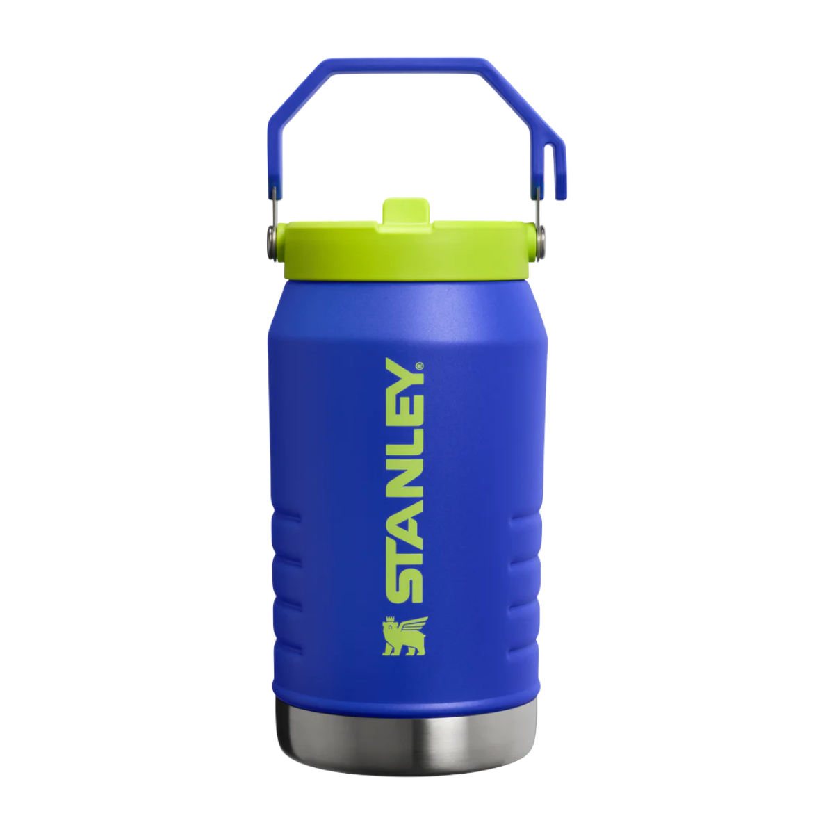 Stanley The IceFlow Flip Straw Jug | 64 OZ Cobalt Chartreuse