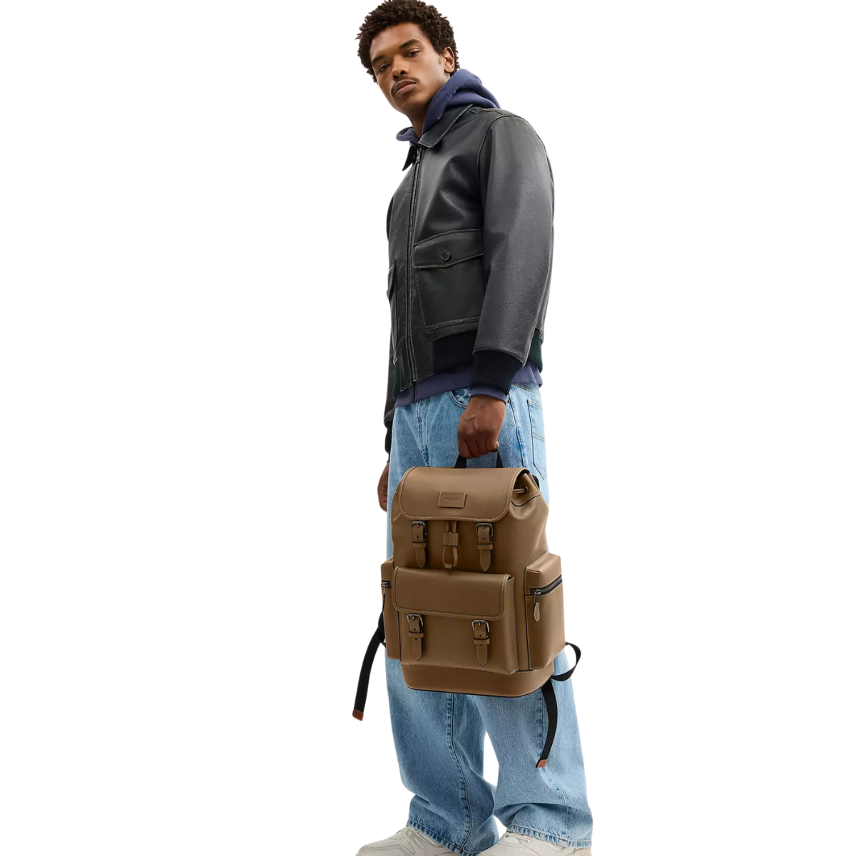 Coach Sprint Backpack Gunmetal Green