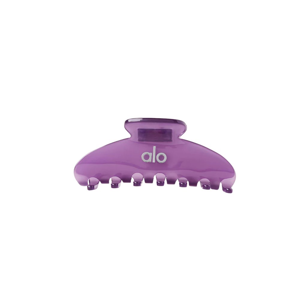 Alo Yoga Women's 90's Claw Clip Plum Kiss Clear