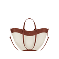 Polene Cyme Mini Cognac Canvas