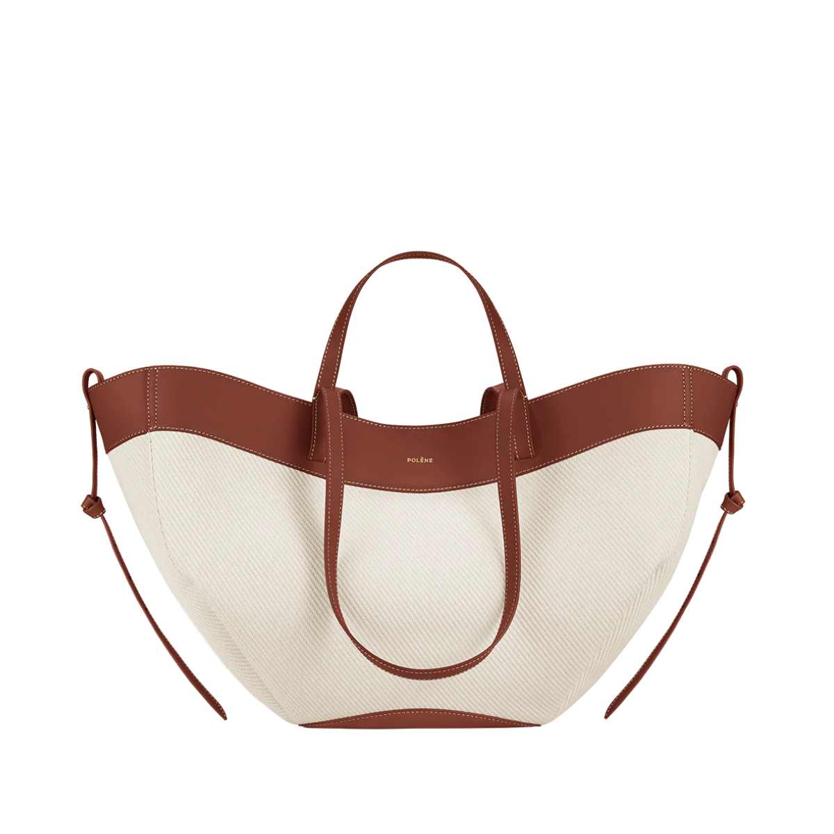 Polene Cyme Cognac Canvas