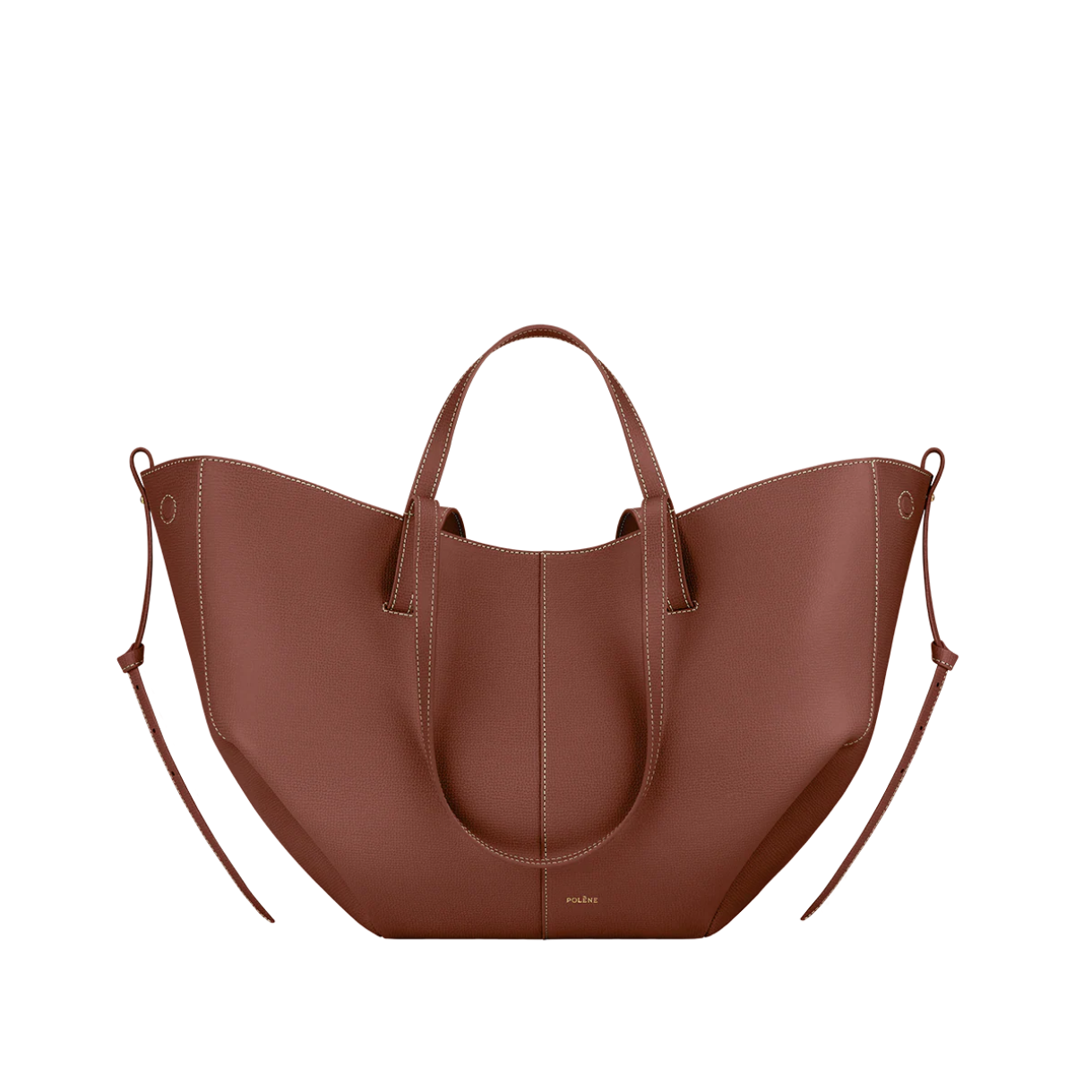Polene Cyme Textured Cognac