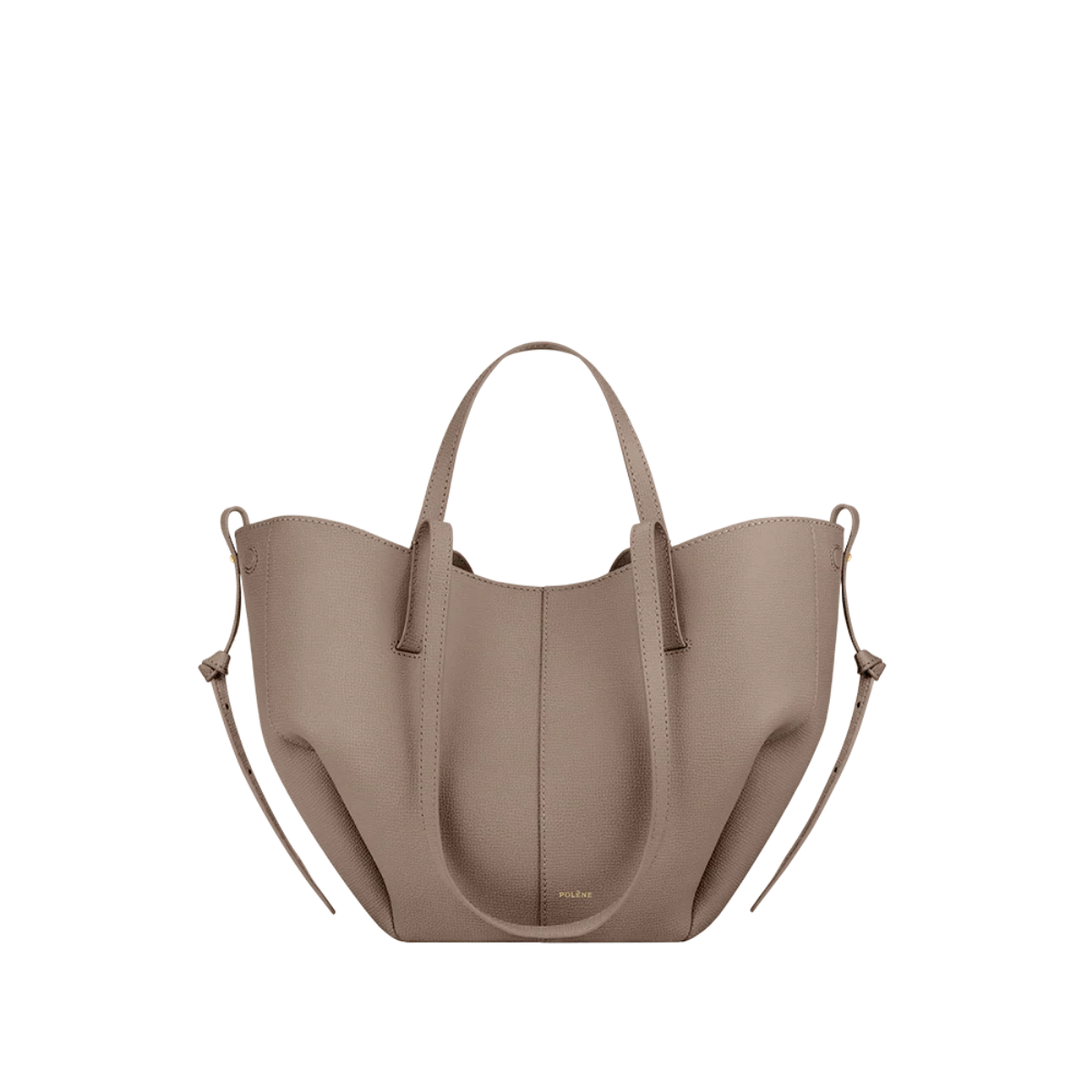 Polene Cyme Mini Textured Taupe