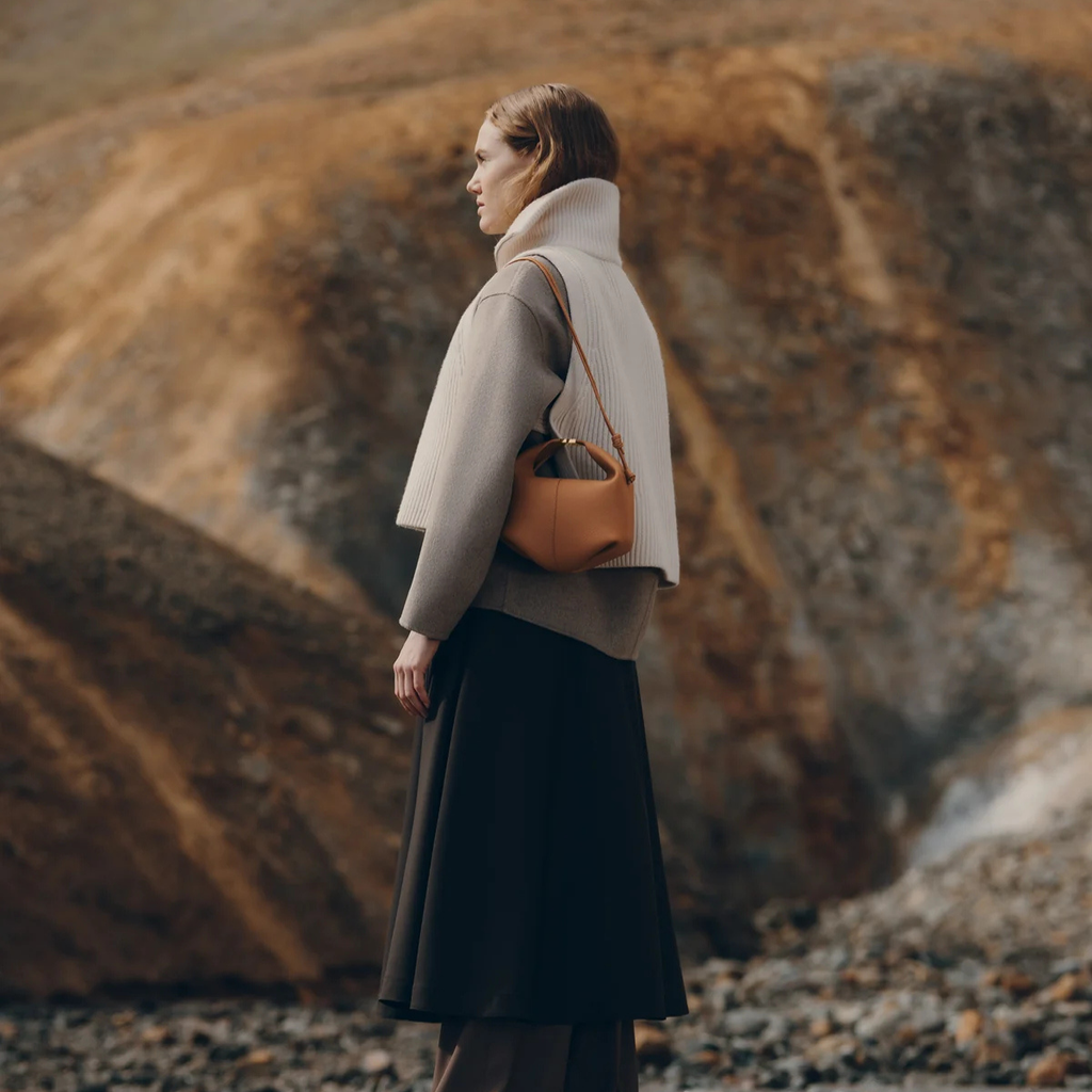 Polene Béri Textured Camel
