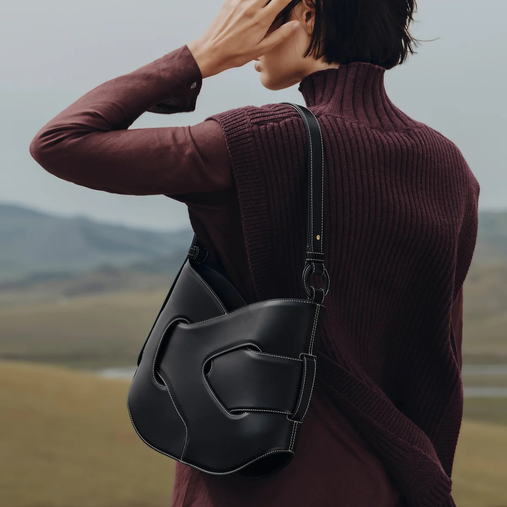 Polene Nodde Hobo Smooth Black