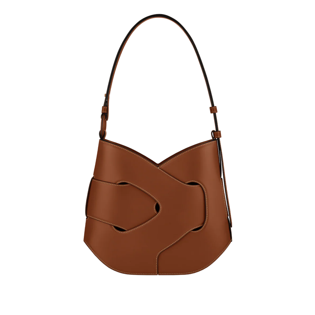 Polene Nodde Hobo Smooth Cognac