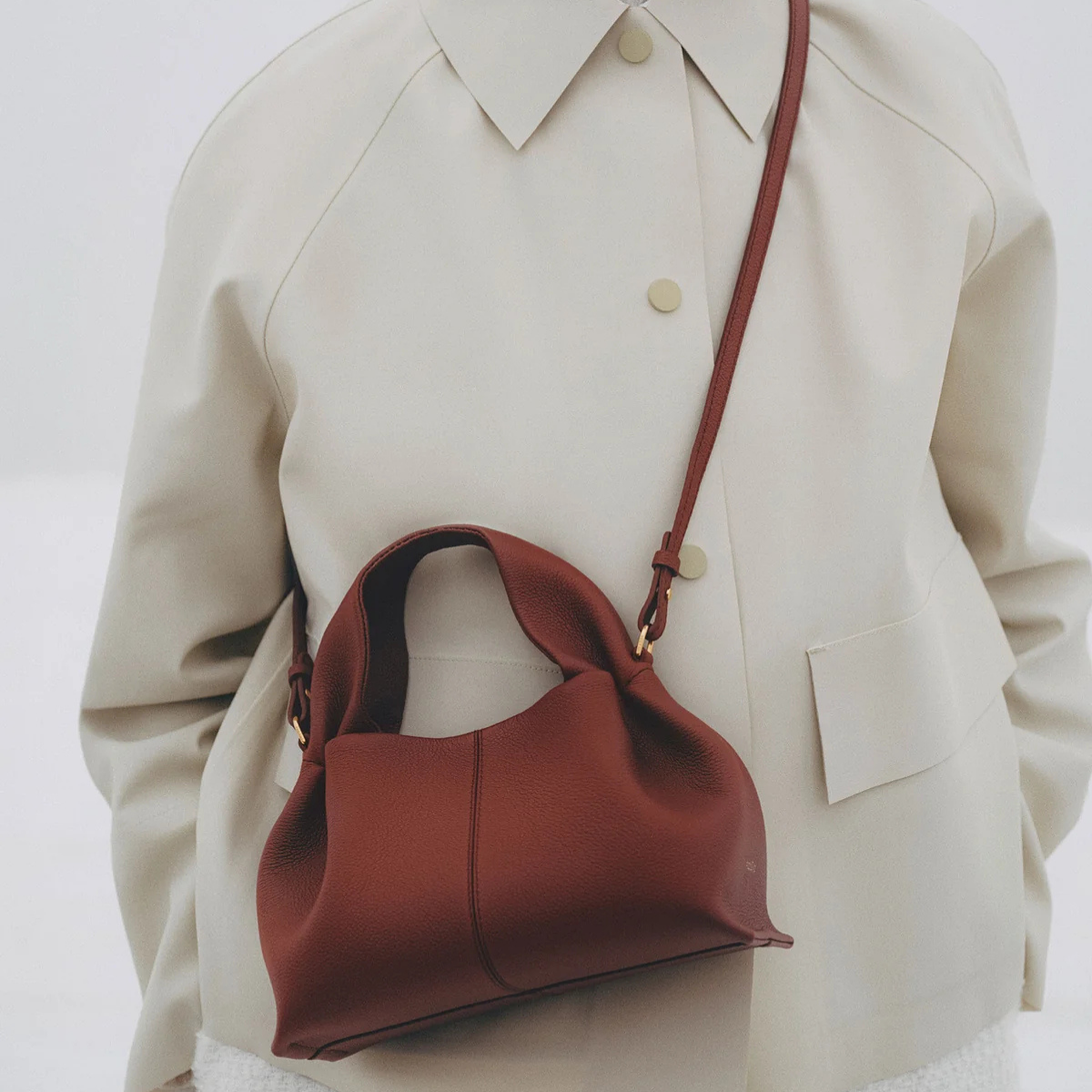 Polene Numéro Neuf Mini Textured Red Clay