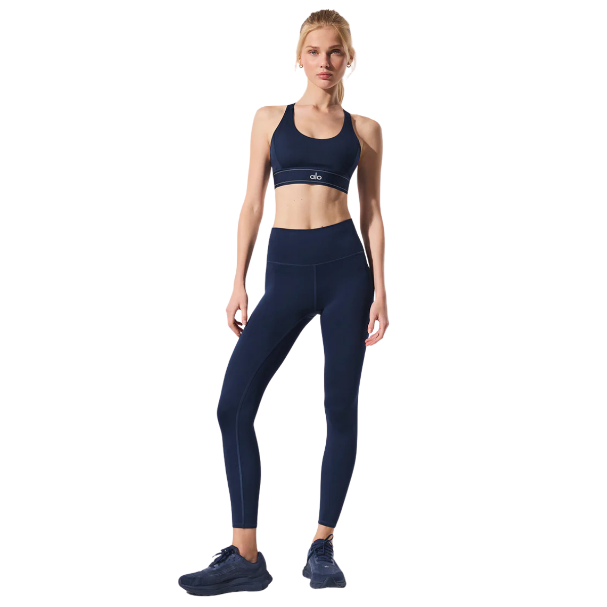 Alo Yoga Women's Airlift Suit Up Bra Navy-Navy