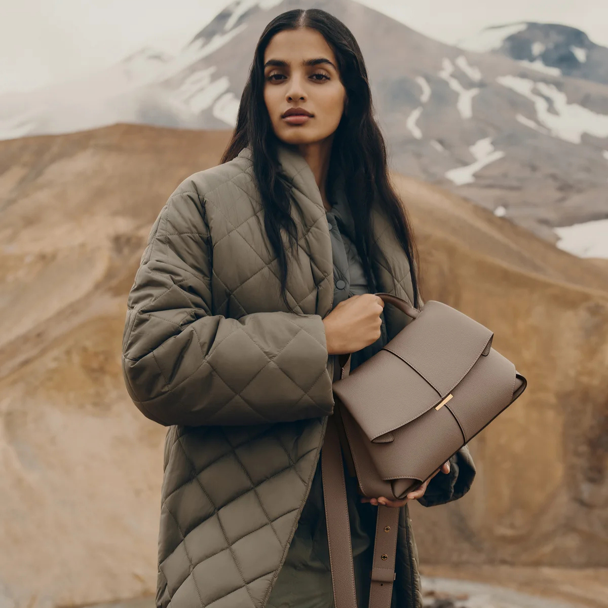 Polene Mokki Textured Taupe