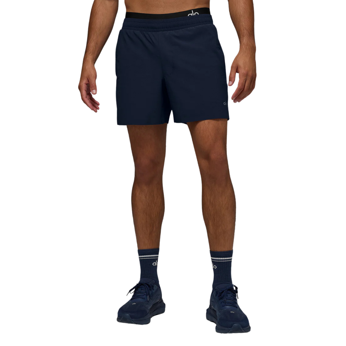 Alo Yoga 5" Traction Running Short Navy
