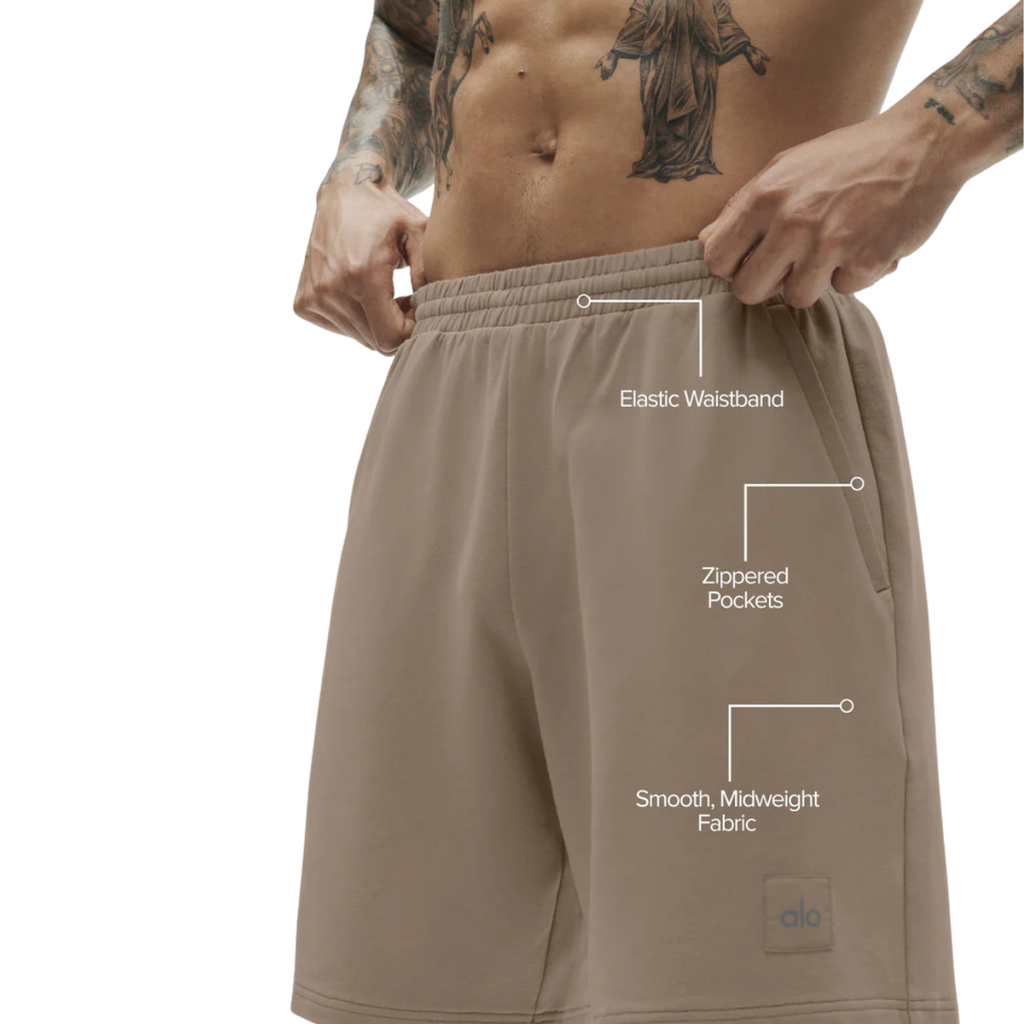 Alo Yoga 7" Double Take Short Gravel