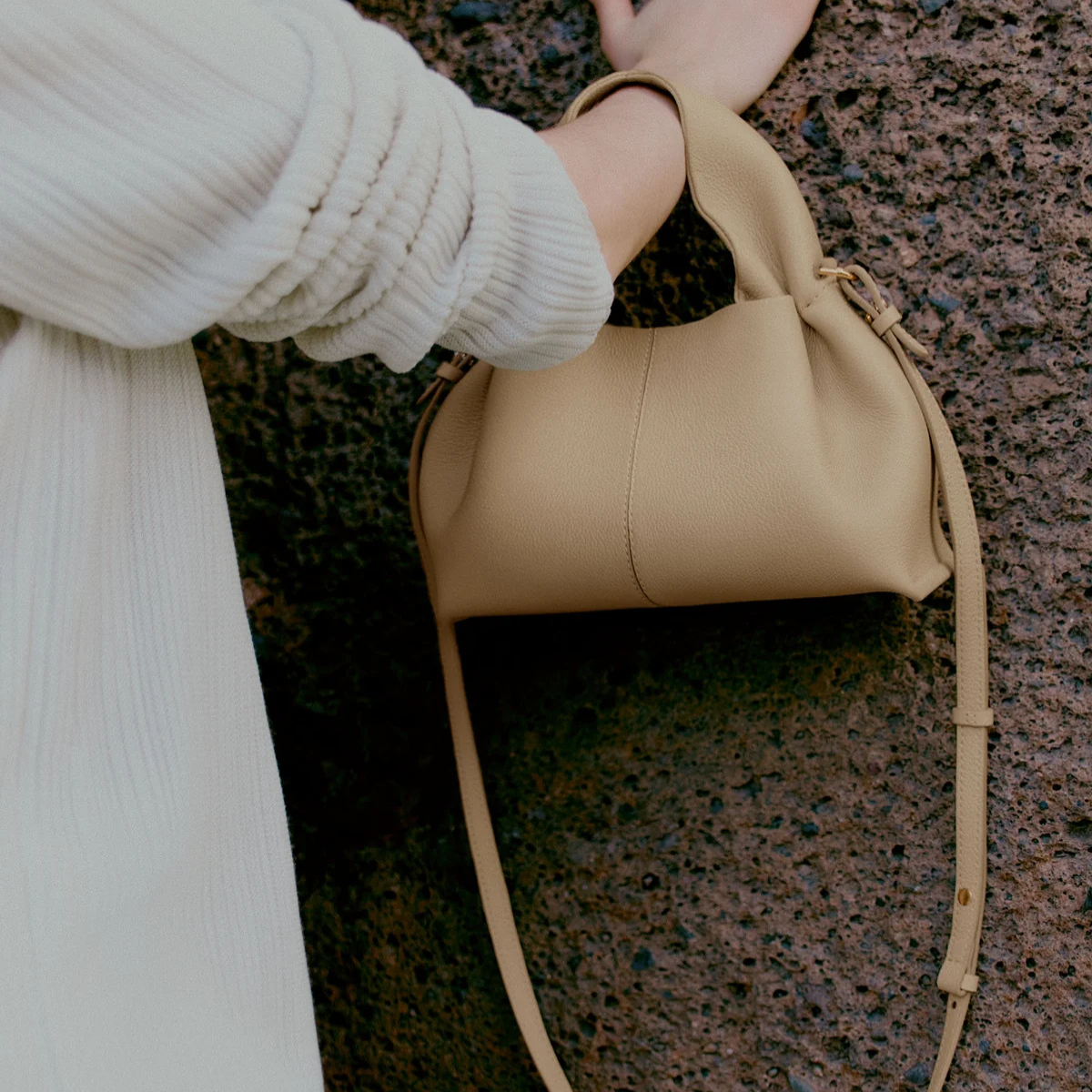 Polene Numéro Neuf Mini Textured Sand