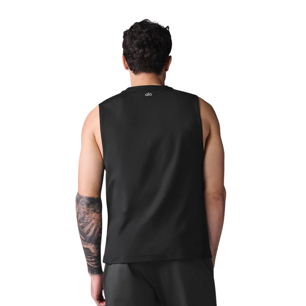 Alo Yoga Conquer Muscle Tank Black