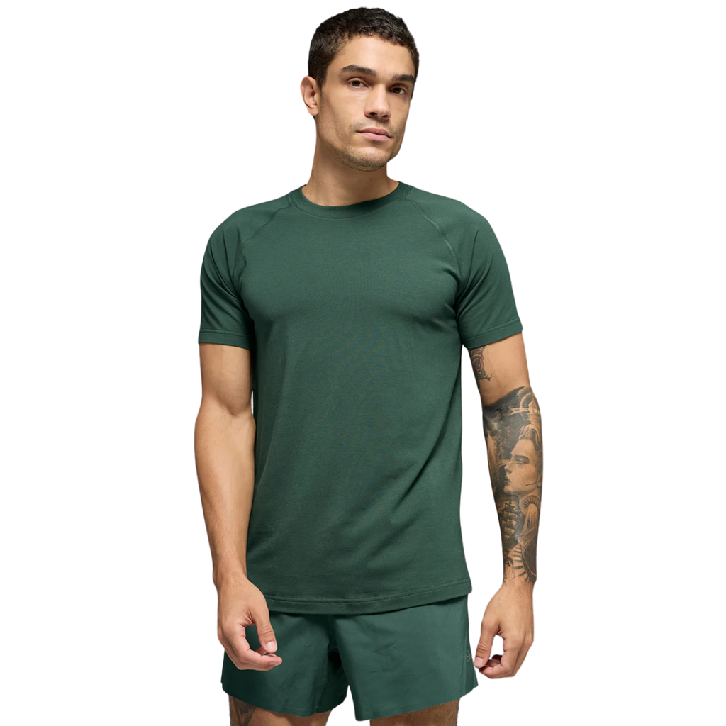 Alo Yoga Vapor Crewneck Short Sleeve Clover Green