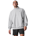 Alo Yoga Accolade 1/4 Zip Pullover Athletic Heather Grey