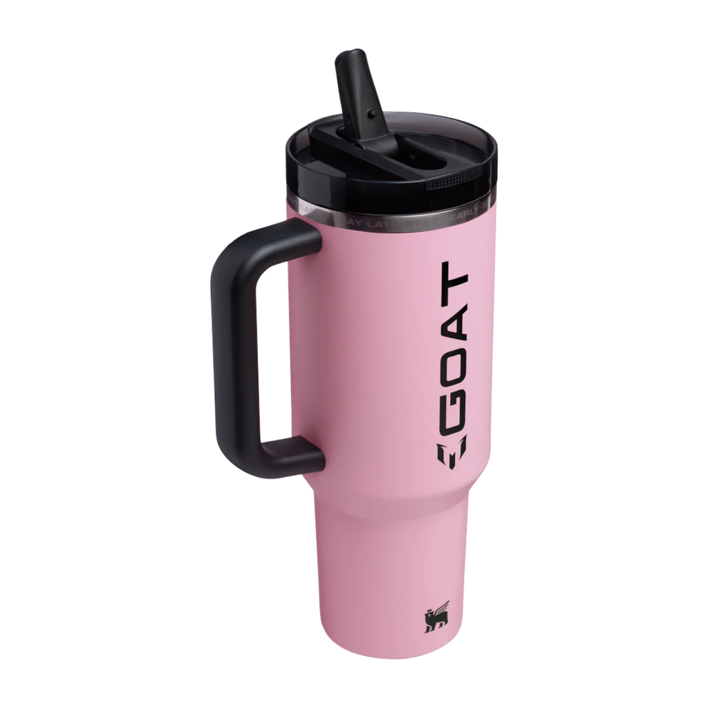 Stanley - The Messi x Stanley Quencher ProTour Flip Straw Tumbler | 40 OZ - Messi GOAT Pink