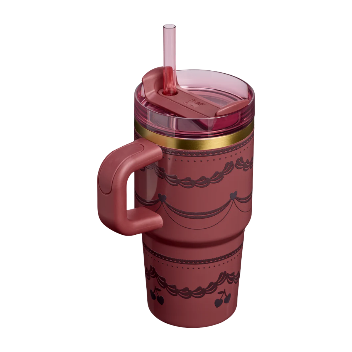 Stanley The Valentine’s Day Quencher H2.0 Flowstate Tumbler | 20 OZ Red Velvet Cake