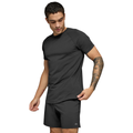 Alo Yoga Vapor Crewneck Short Sleeve Clover Anthracite