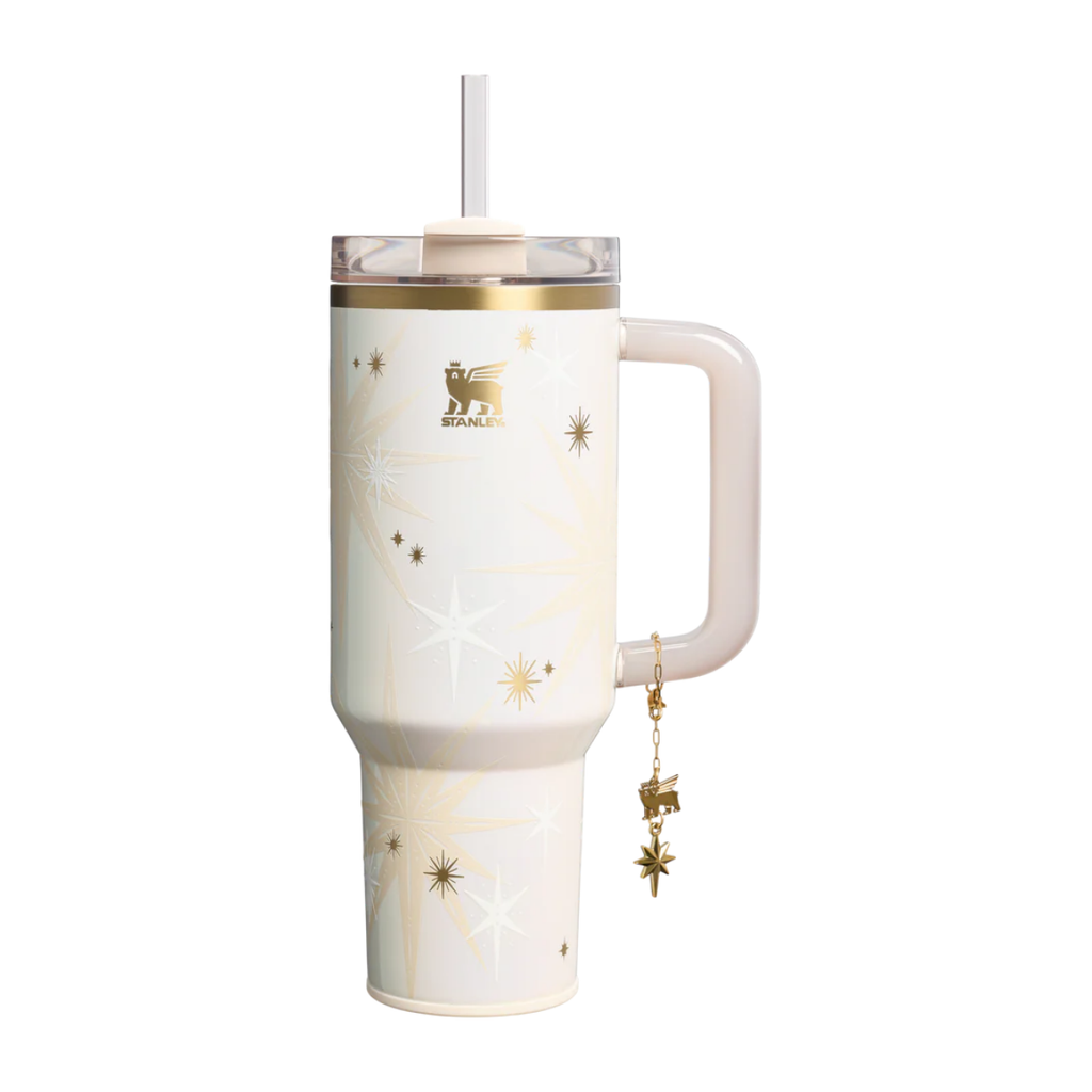 Stanley The Quencher Luxe H2.0 FlowState Tumbler | 40 OZ Starlight Shimmer