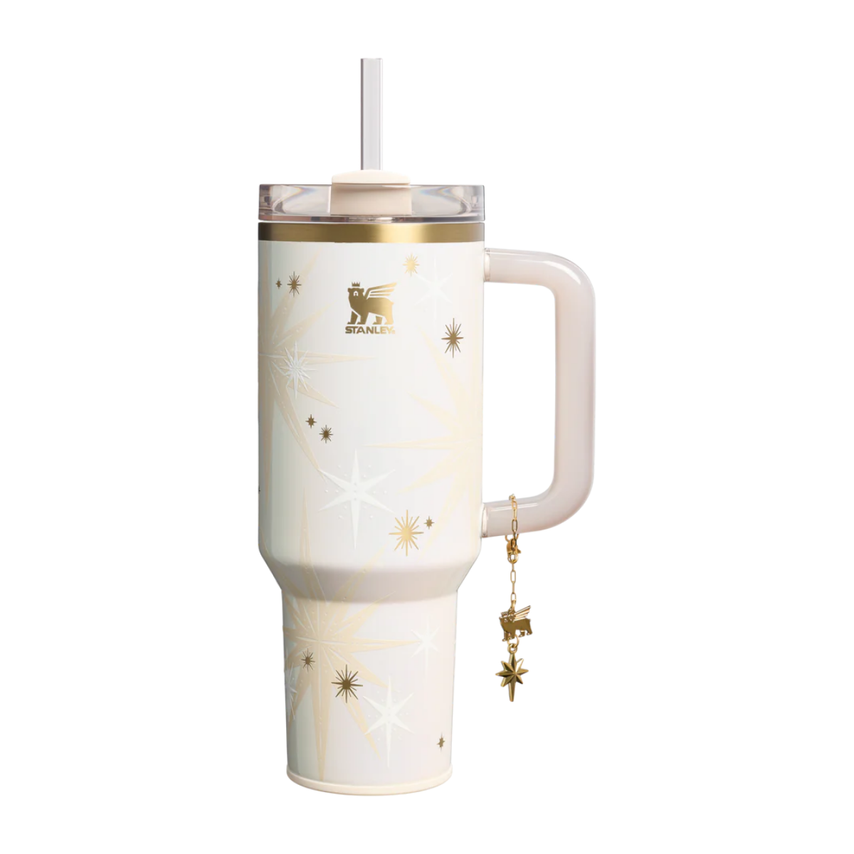 Stanley The Quencher Luxe H2.0 FlowState Tumbler | 40 OZ Starlight Shimmer