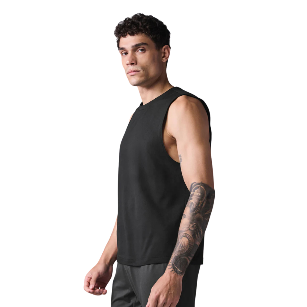 Alo Yoga Conquer Muscle Tank Black