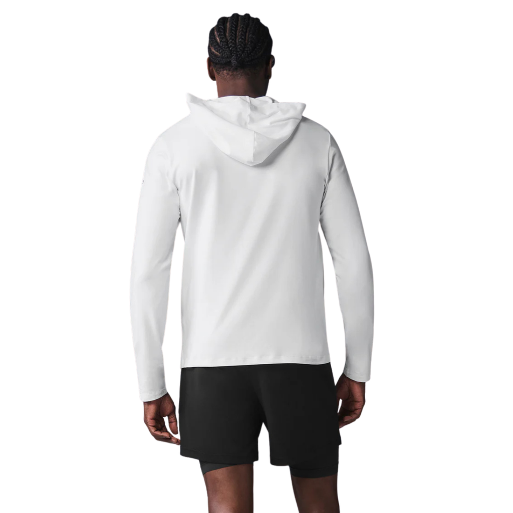 Alo Yoga Conquer Reform Long Sleeve With Hood White