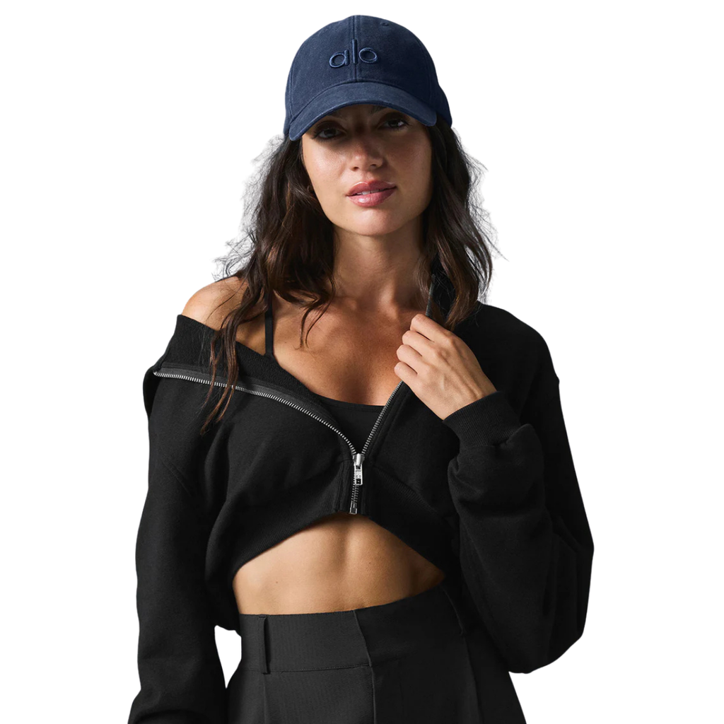 Alo Yoga Washed Off-Duty Cap Vintage Navy