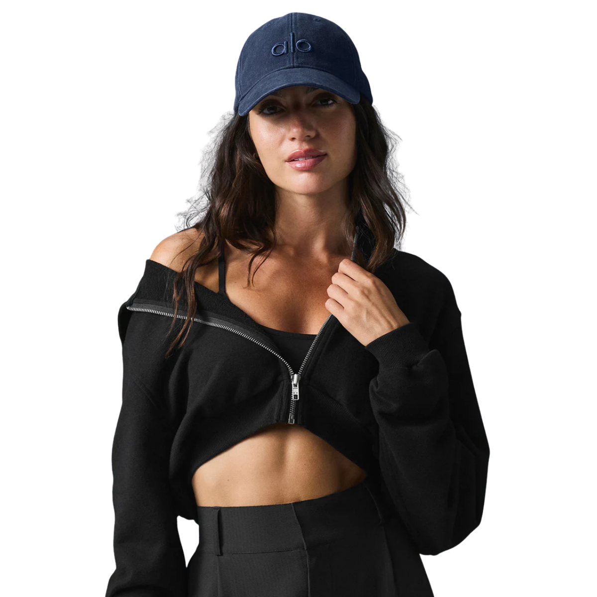 Alo Yoga Washed Off-Duty Cap Vintage Navy