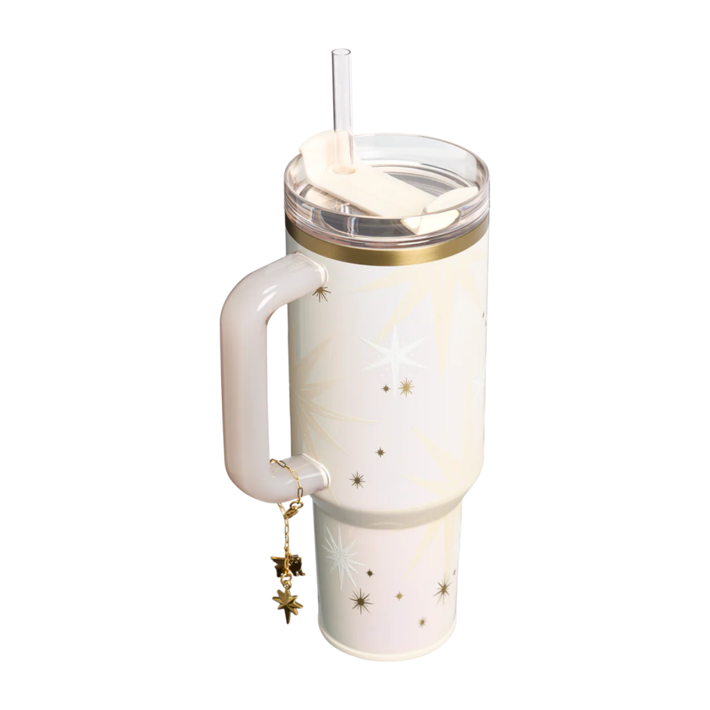 Stanley The Quencher Luxe H2.0 FlowState Tumbler | 40 OZ Starlight Shimmer