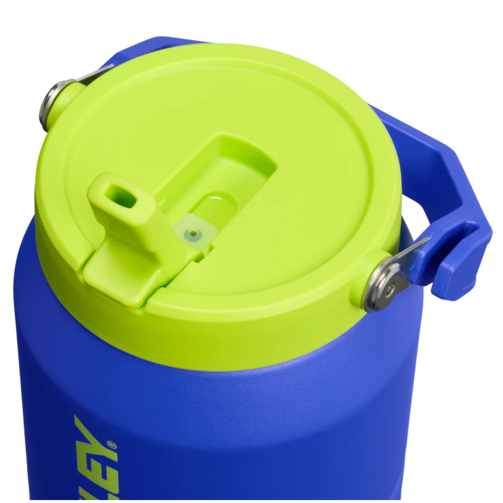 Stanley The IceFlow Flip Straw Jug | 64 OZ Cobalt Chartreuse