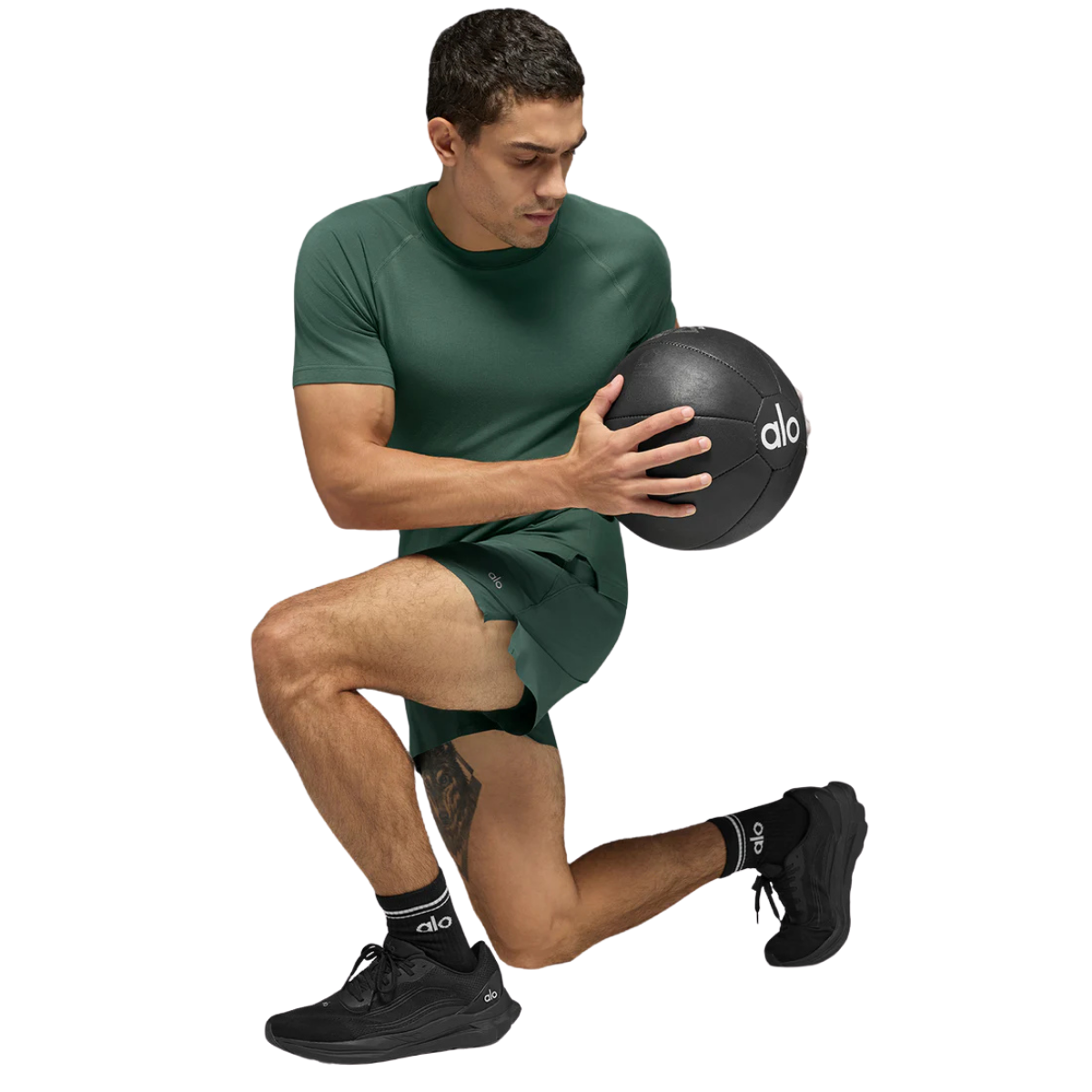 Alo Yoga Vapor Crewneck Short Sleeve Clover Green