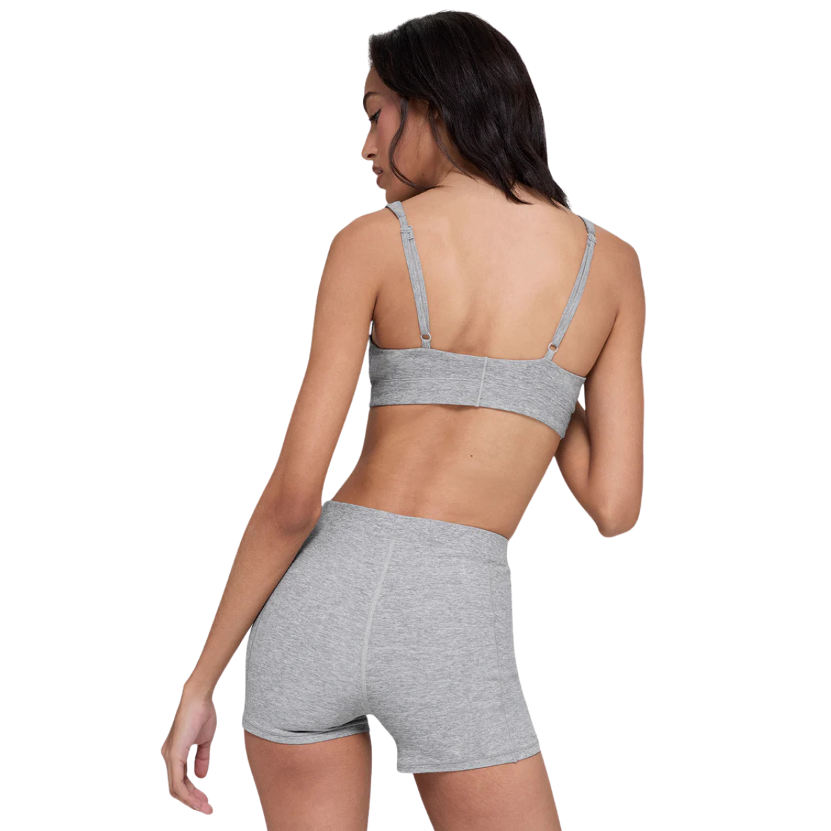 Alo Yoga Women's Alosoft Sincere Bra Athletic Heather Grey