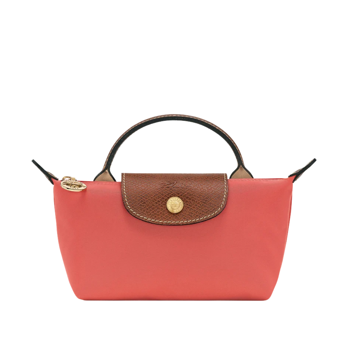 Longchamp Le Pliage Original Pouch with handle Strawberry